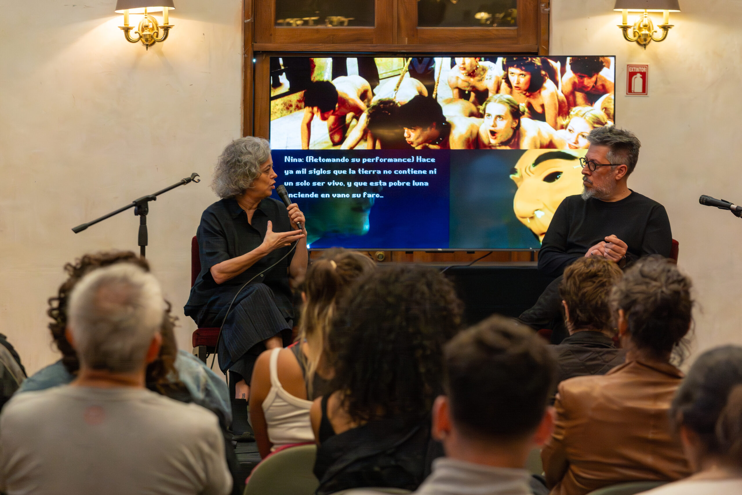 FIEQ - Laboratorio de Archivo y Edición: Inauguración con Gabriela Halac y Guillermo Cacace en la Terraza del Teatro Nacional Sucre